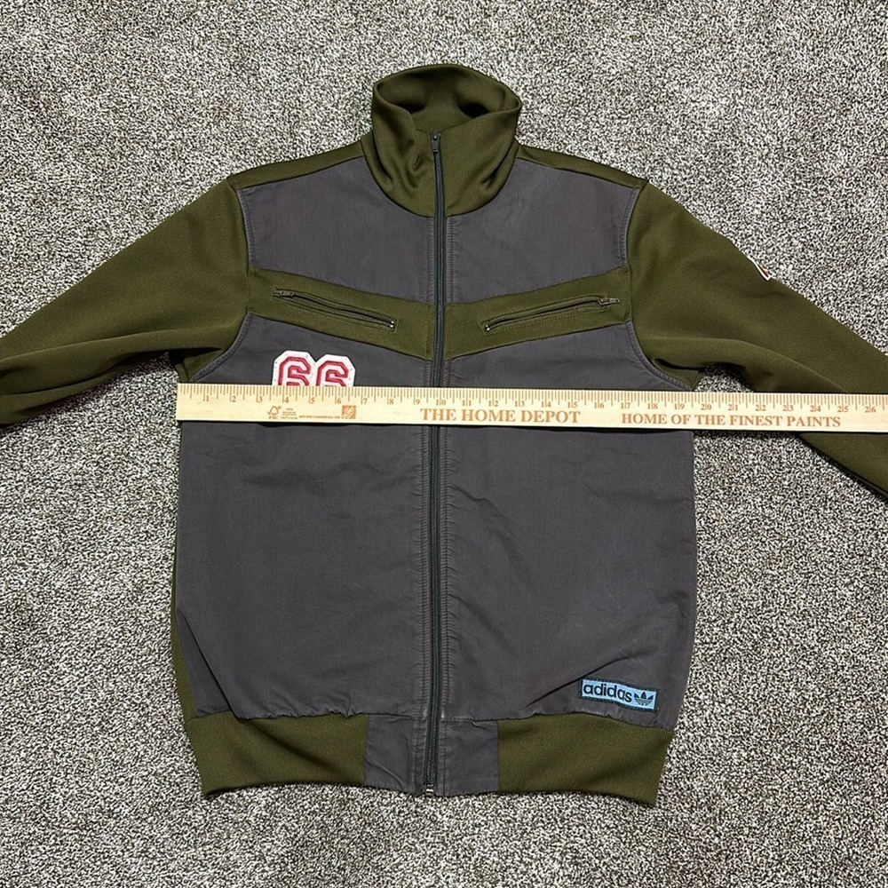 Adidas pistol Pete track jacket - 66 rainbow army green men’s small - Picture 3 of 13